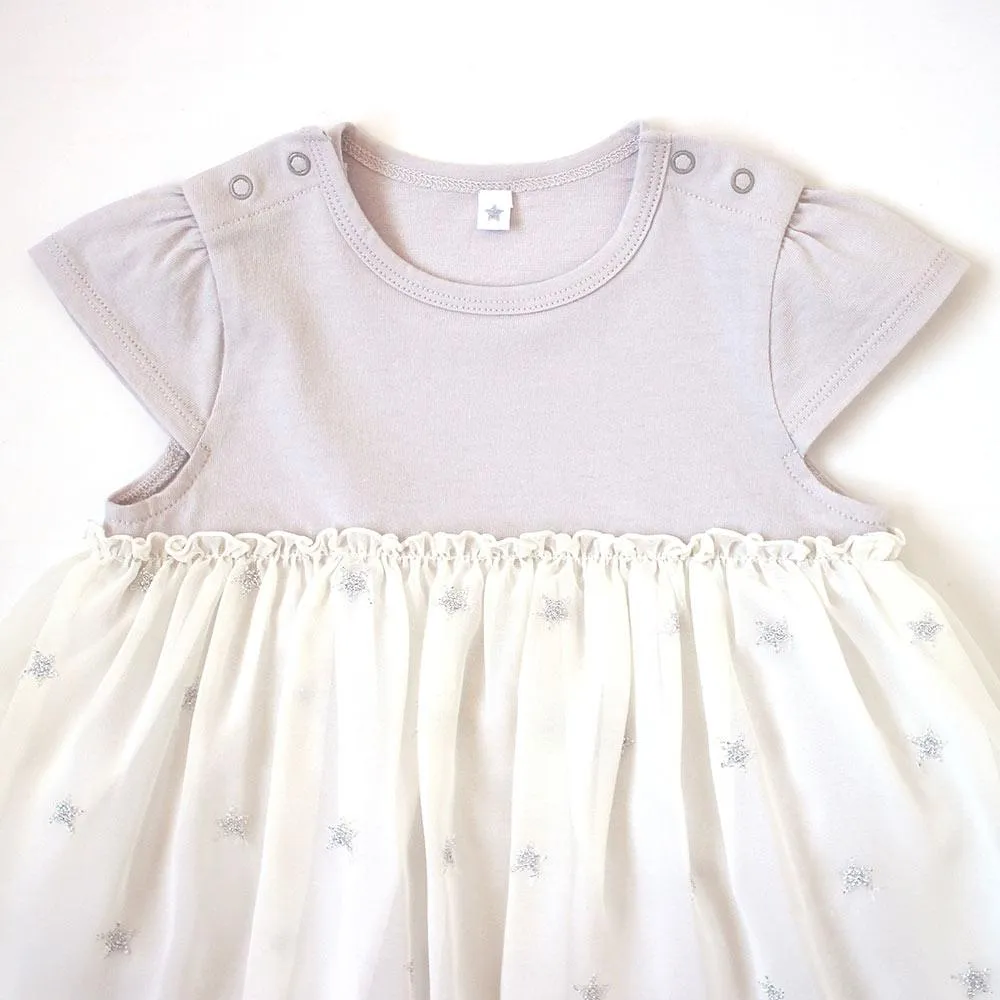 10mois (Dimowa) Star Chiffon Layered Body Gray