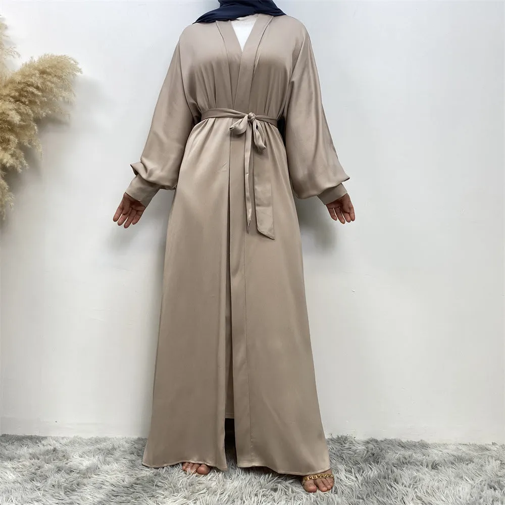 1975 plain muslim abaya cardigan dress