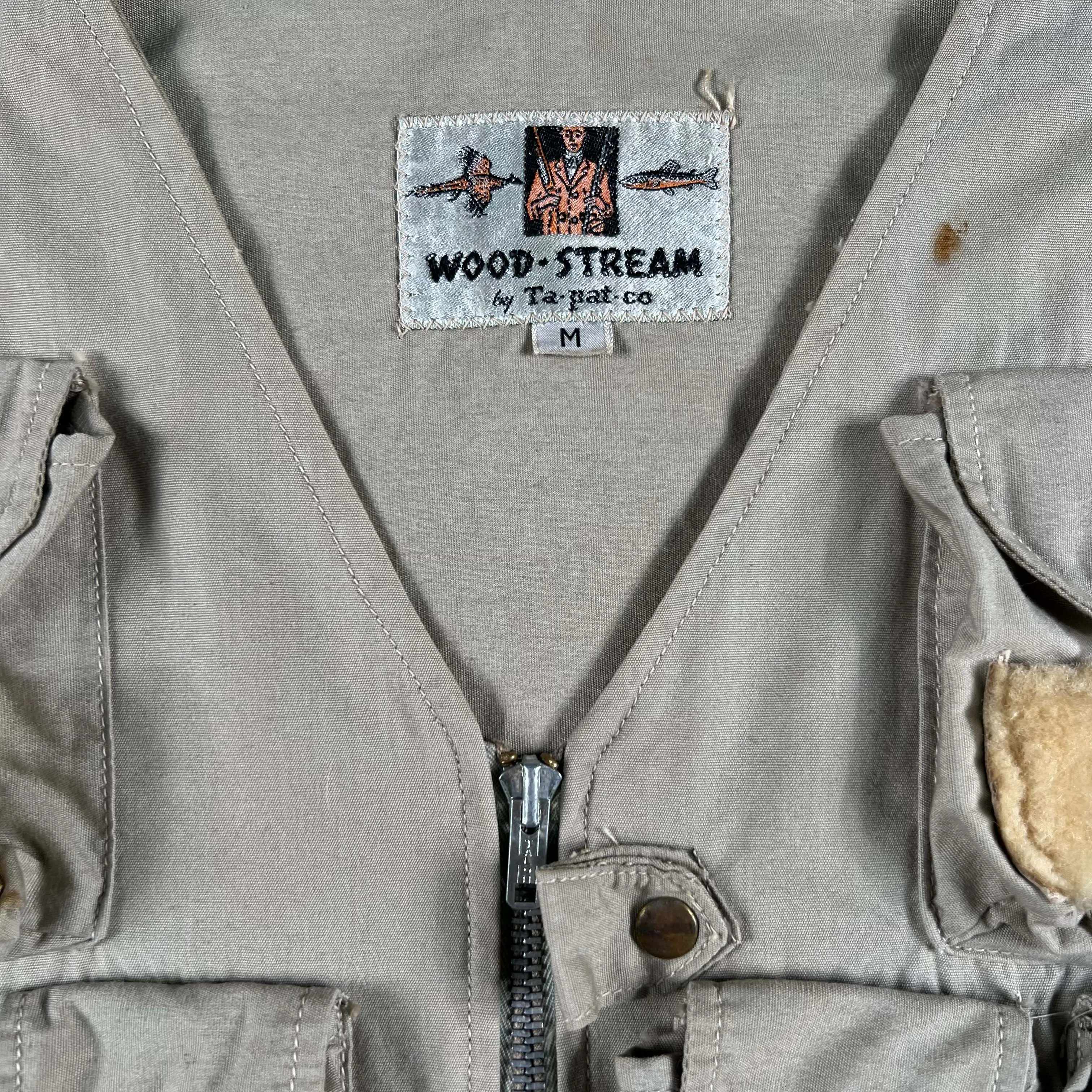 50s Tapatco Maslan Fly Fishing Vest- M