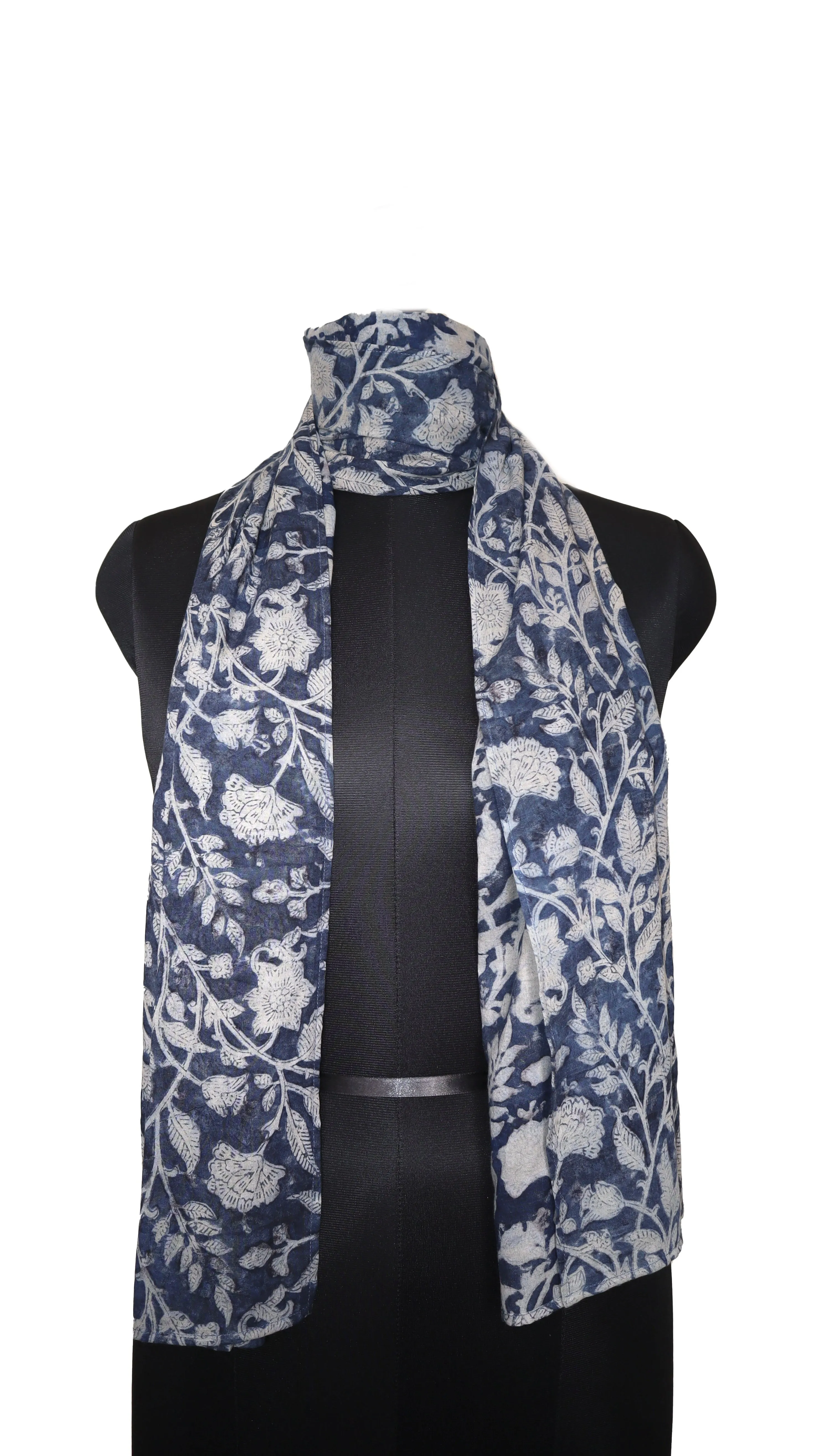 600-029 Women's Scarf - Hand Block Printed