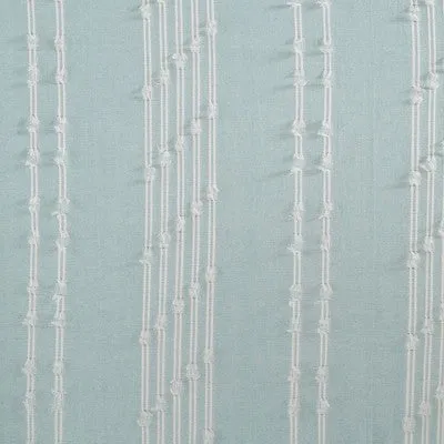 72"x72" Kara Cotton Jacquard Shower Curtain Aqua - Ink Ivy