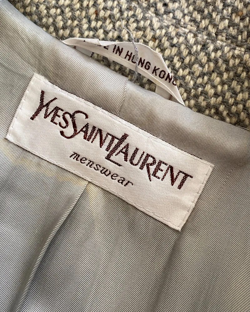 80s YSL Wool Overcoat | M-L