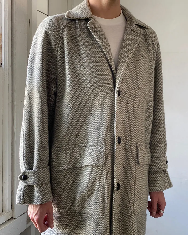 80s YSL Wool Overcoat | M-L