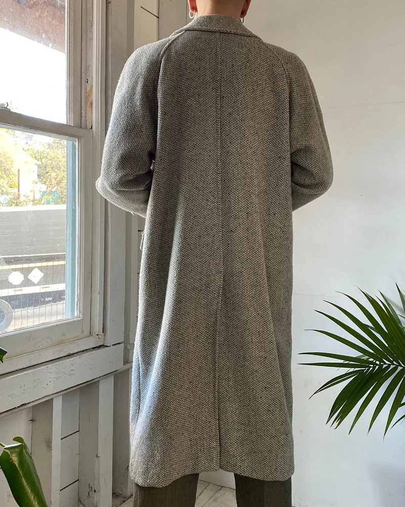 80s YSL Wool Overcoat | M-L