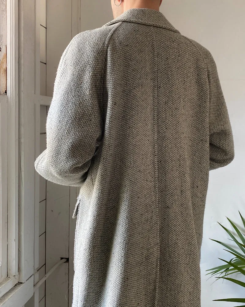 80s YSL Wool Overcoat | M-L