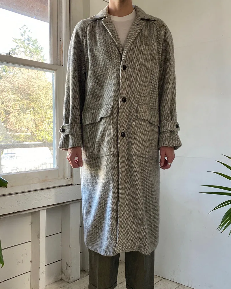 80s YSL Wool Overcoat | M-L