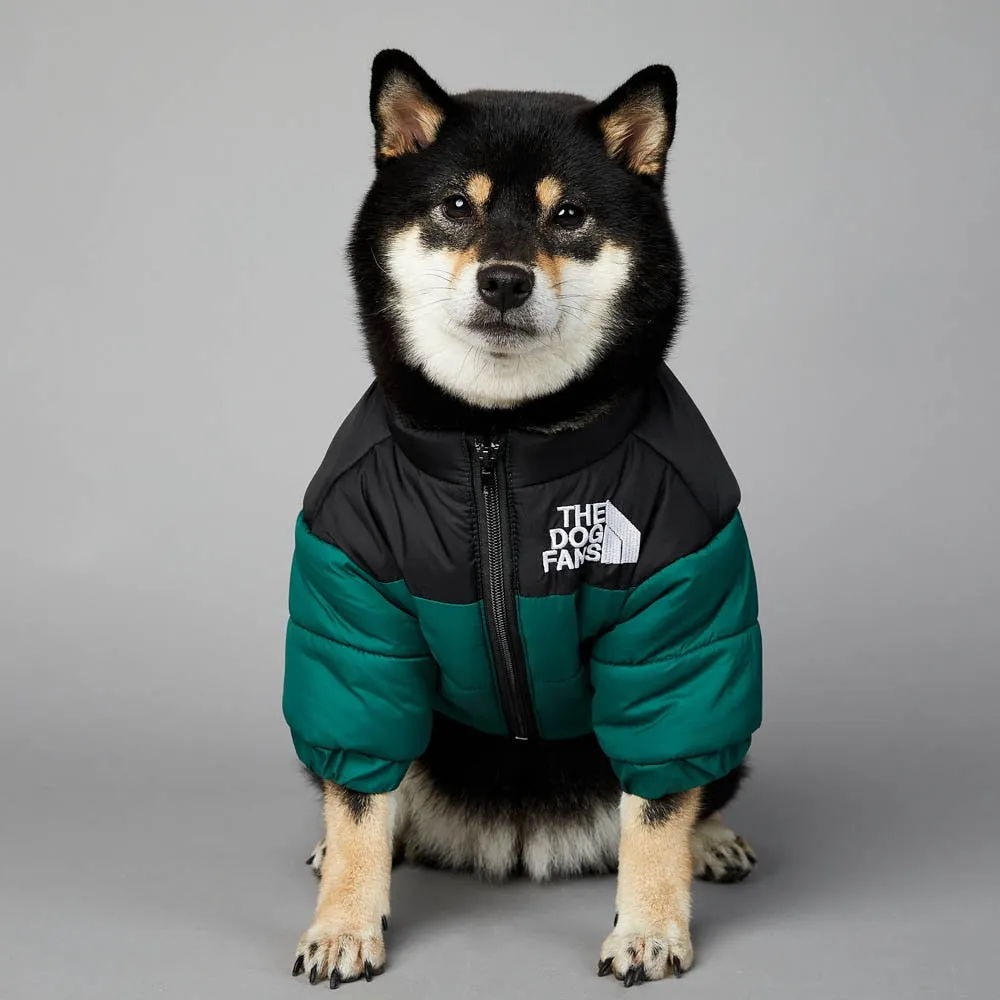 Adorable Designer The Dog Fan Warm Winter Dog Jacket for Small to 5X Size