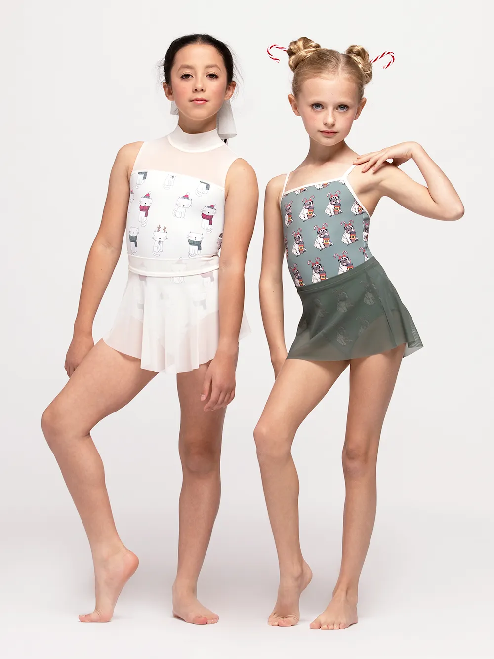 Aisling Kids Coffee Pugs Leotard RTW