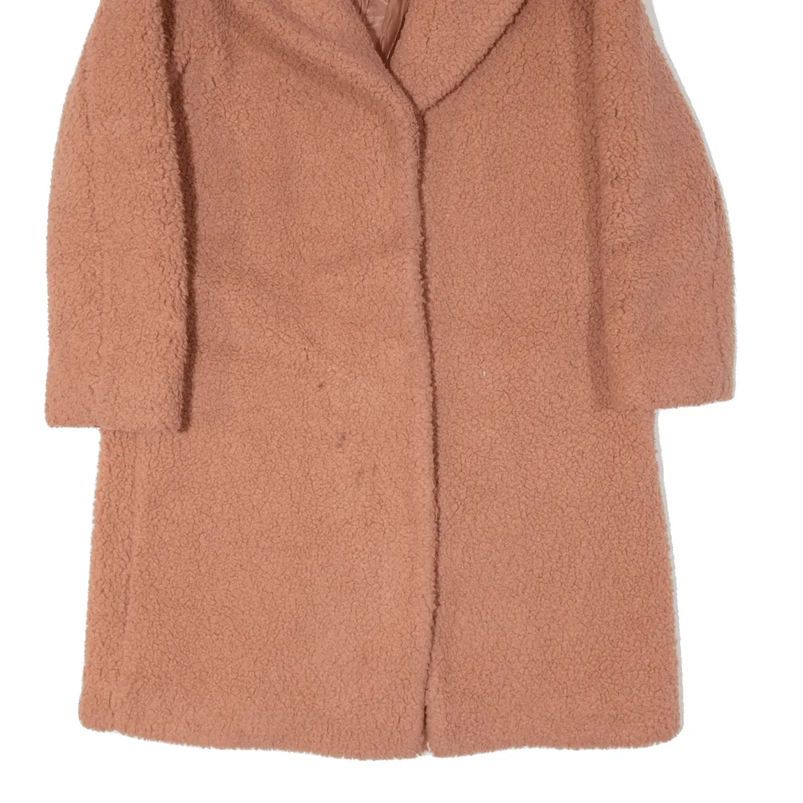 & OTHER STORIES Overcoat Fleece Coat Pink Womens M