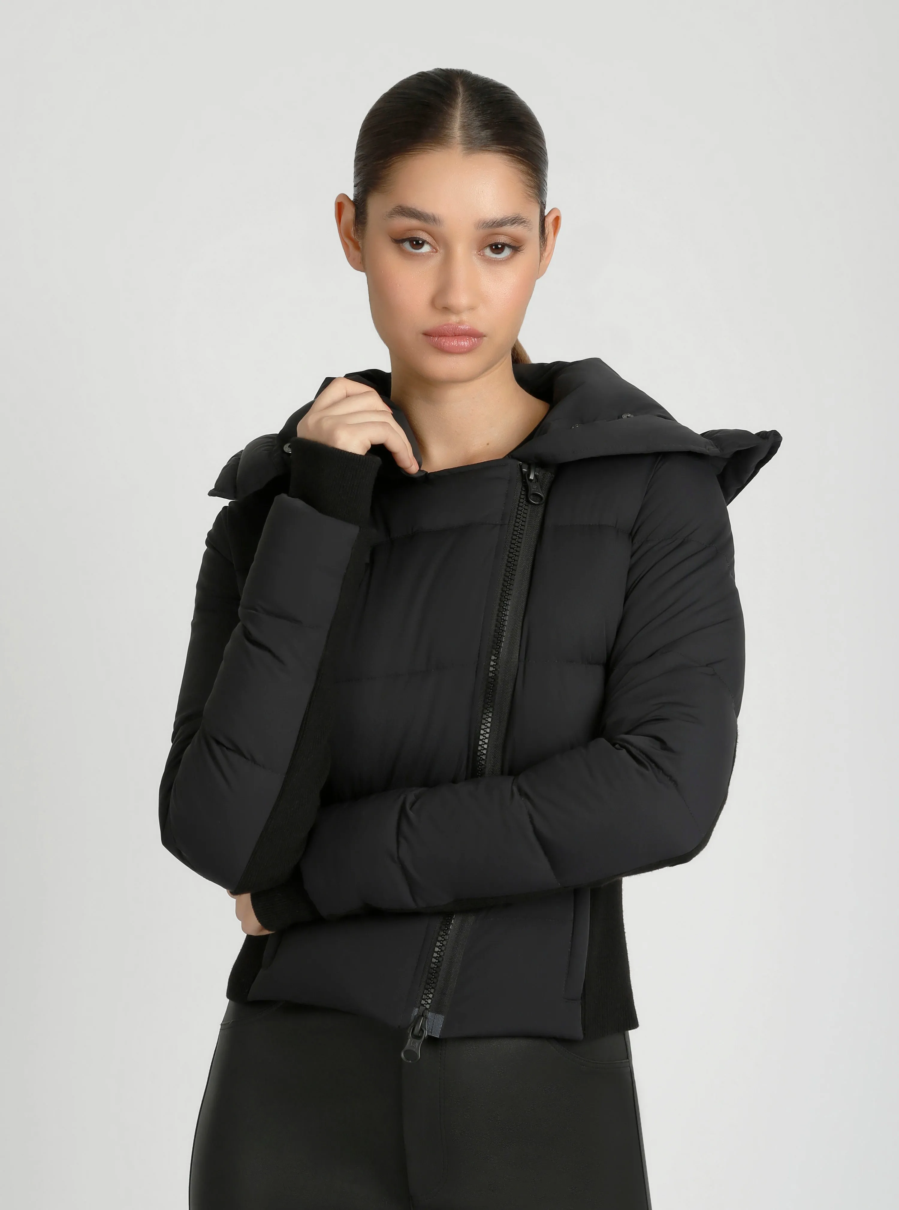 Asymmetrical Puffer Jacket