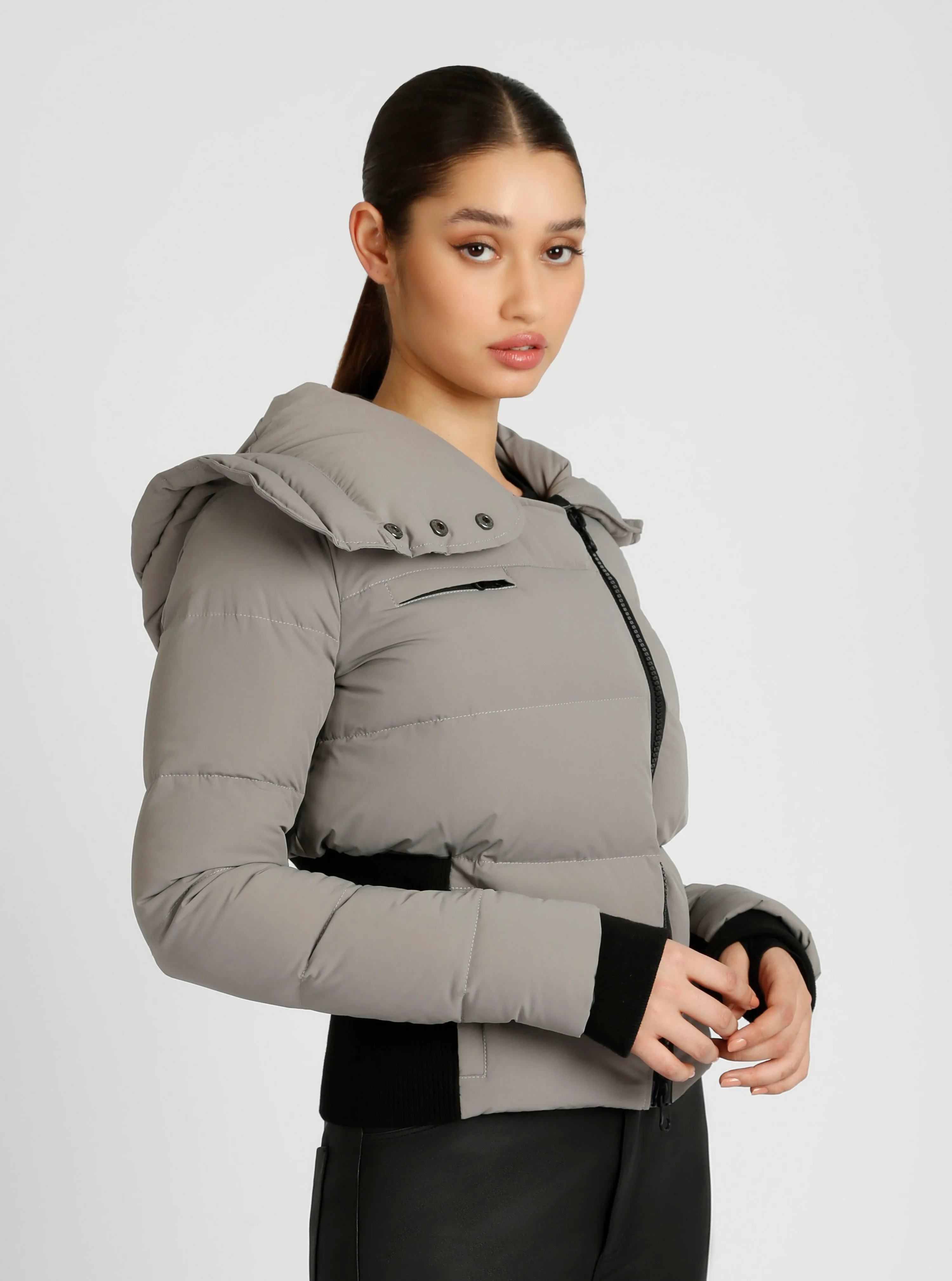 Asymmetrical Puffer Jacket