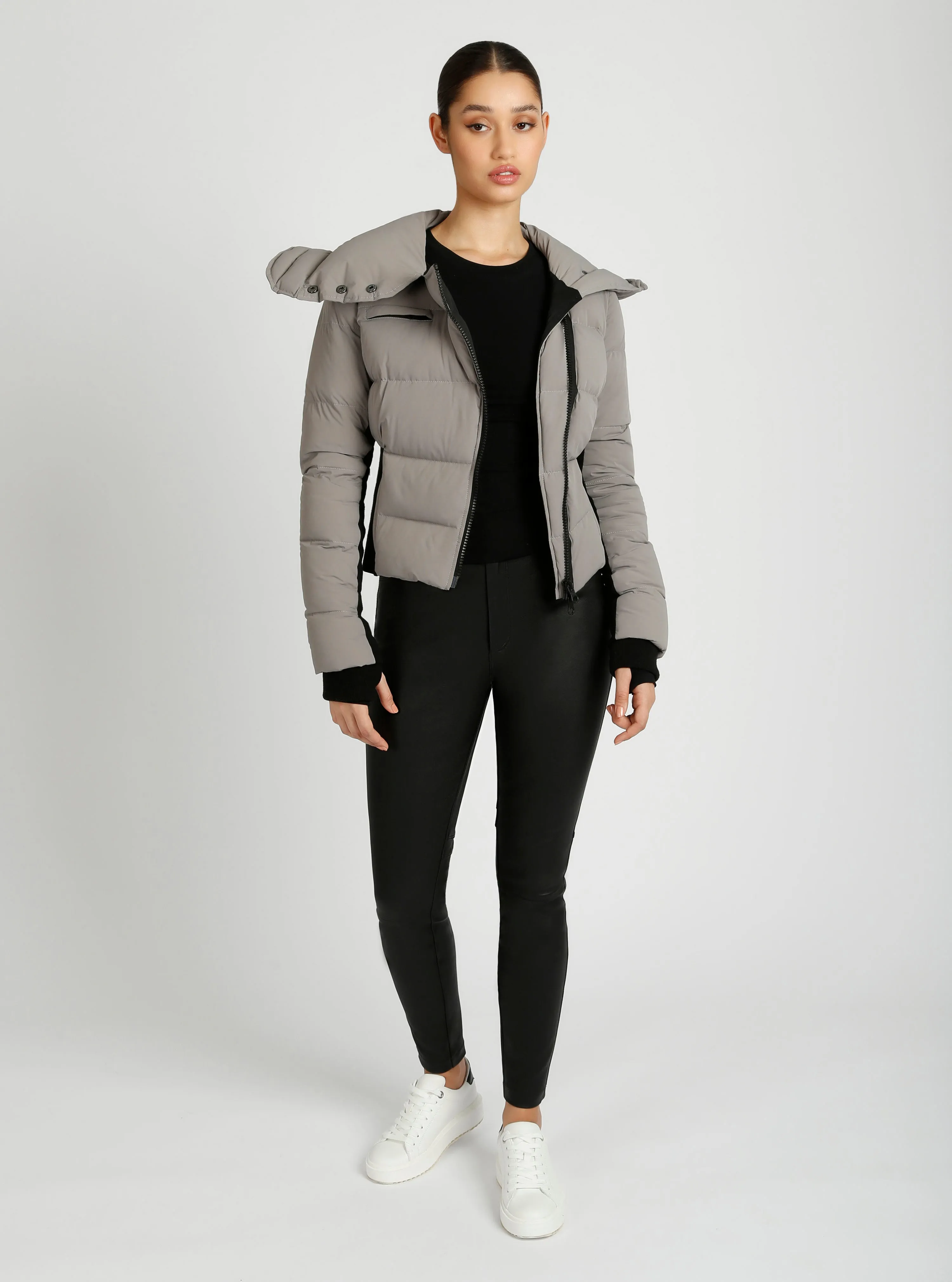 Asymmetrical Puffer Jacket