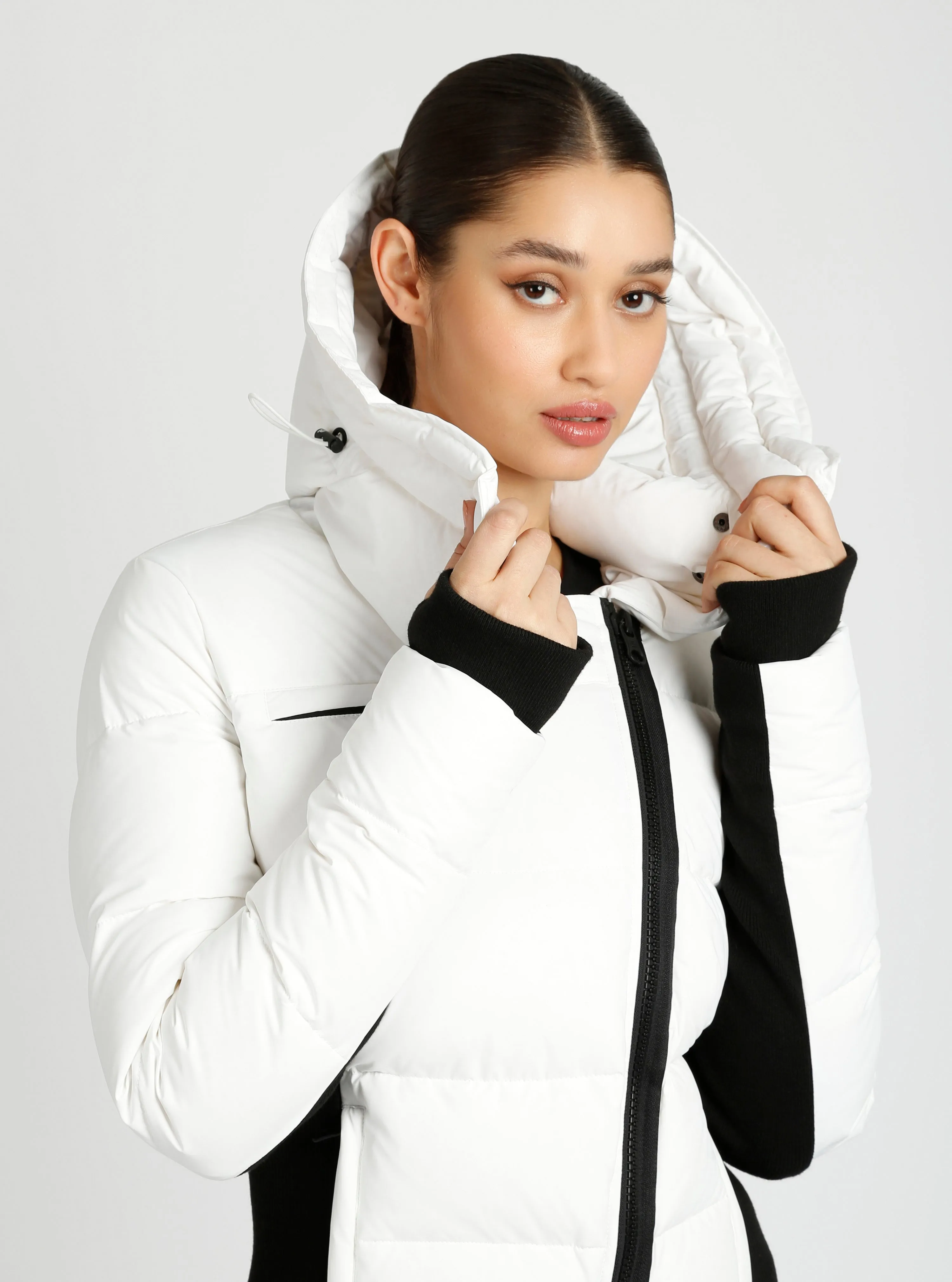 Asymmetrical Puffer Jacket