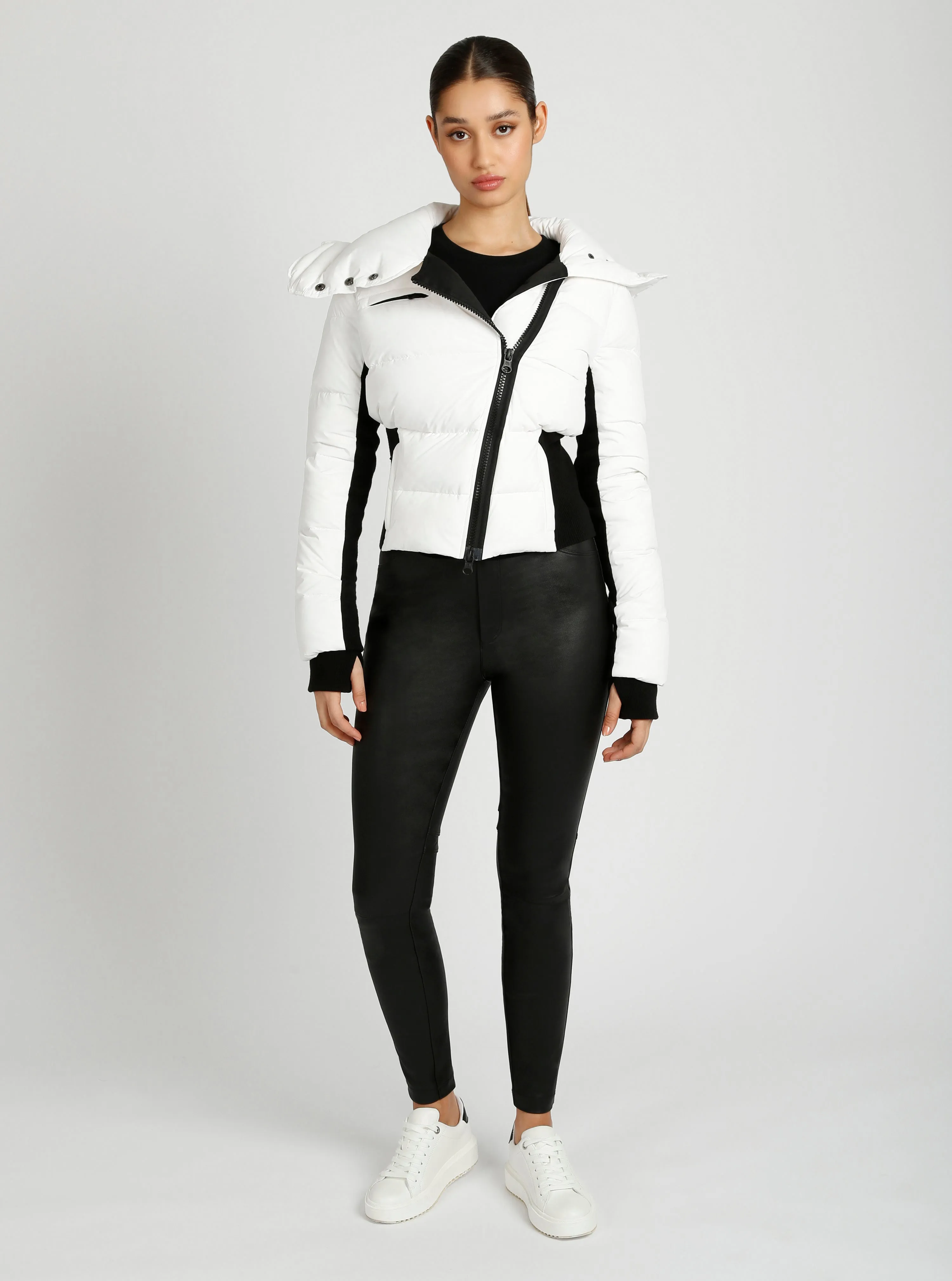 Asymmetrical Puffer Jacket