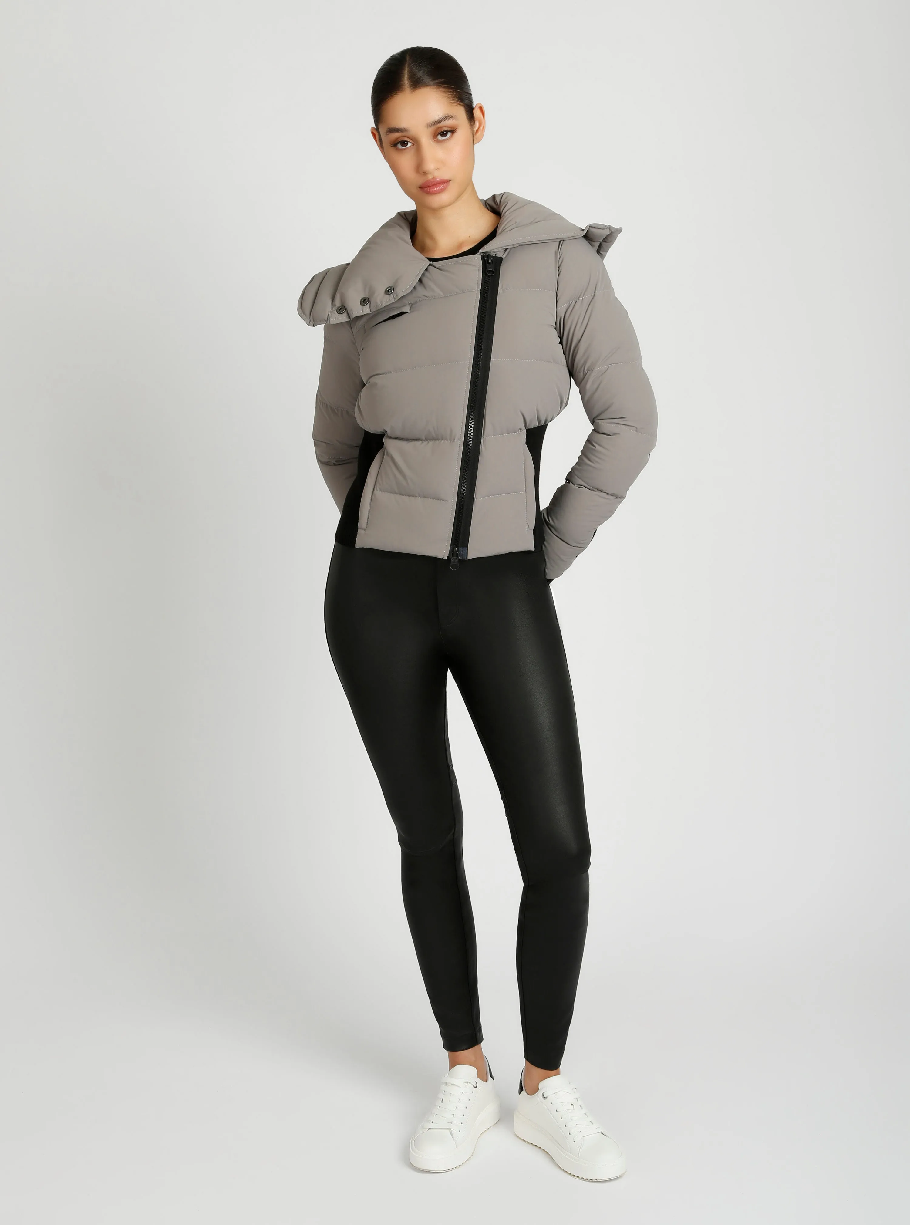 Asymmetrical Puffer Jacket