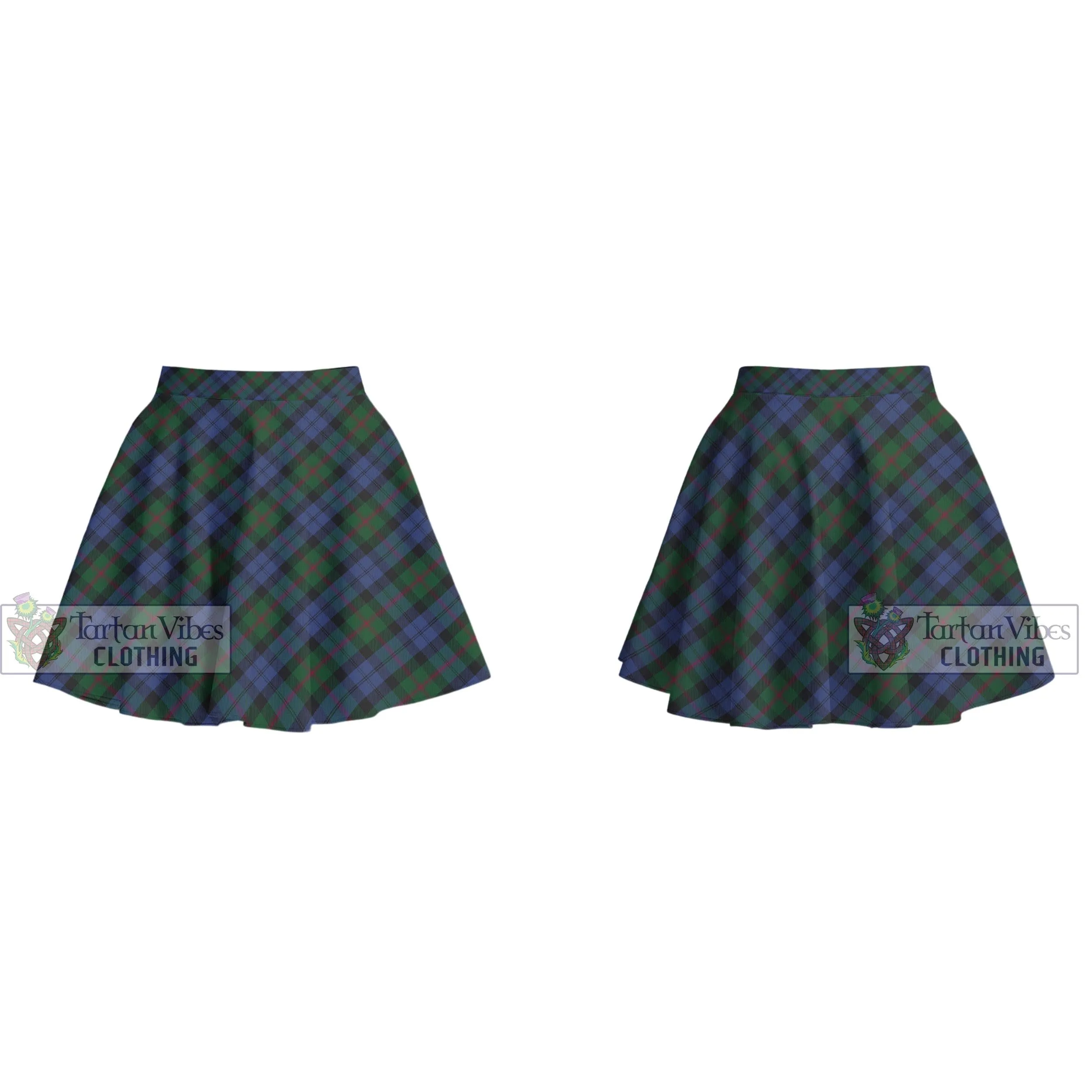 Baird Tartan Women's Plated Mini Skirt