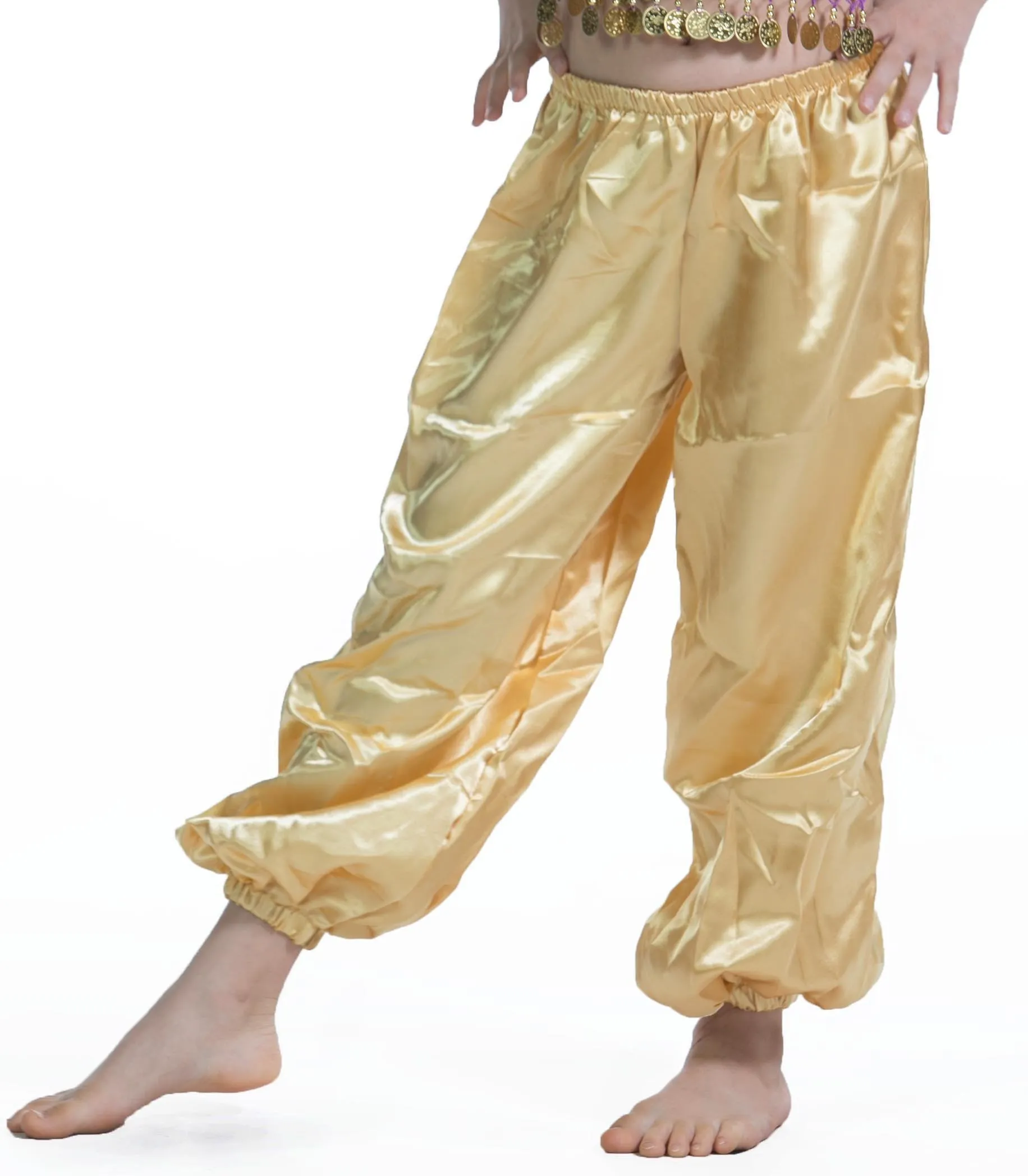 Belly Dance Kids Satin Harem Pants |  SHINE ON