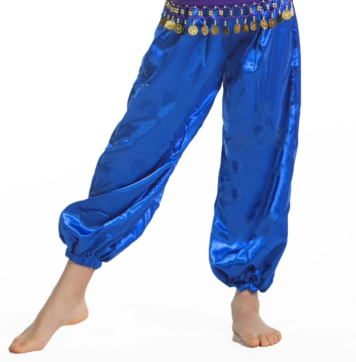 Belly Dance Kids Satin Harem Pants |  SHINE ON