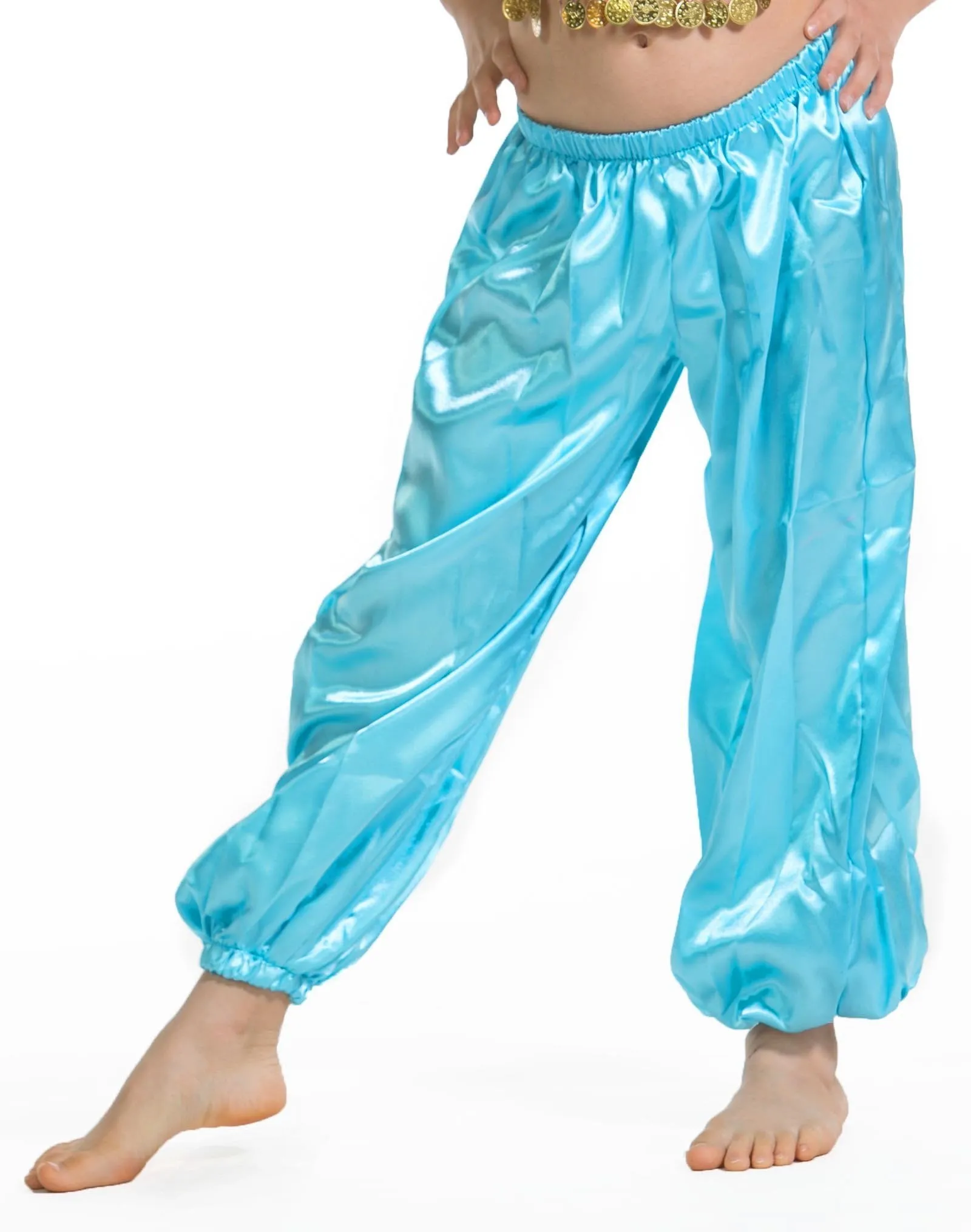 Belly Dance Kids Satin Harem Pants |  SHINE ON