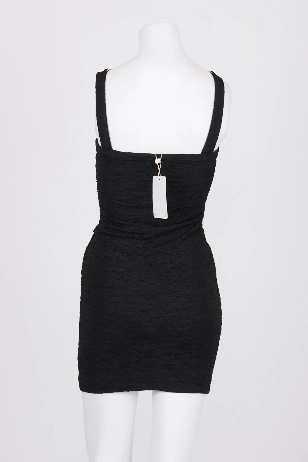 Bershka Textured Bodycon Dress S