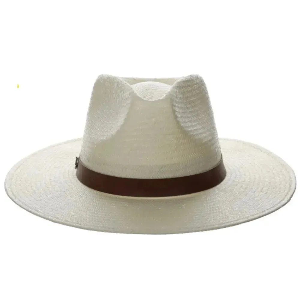 Biltmore She - Wide Brim Toyo Straw Fedora Hat