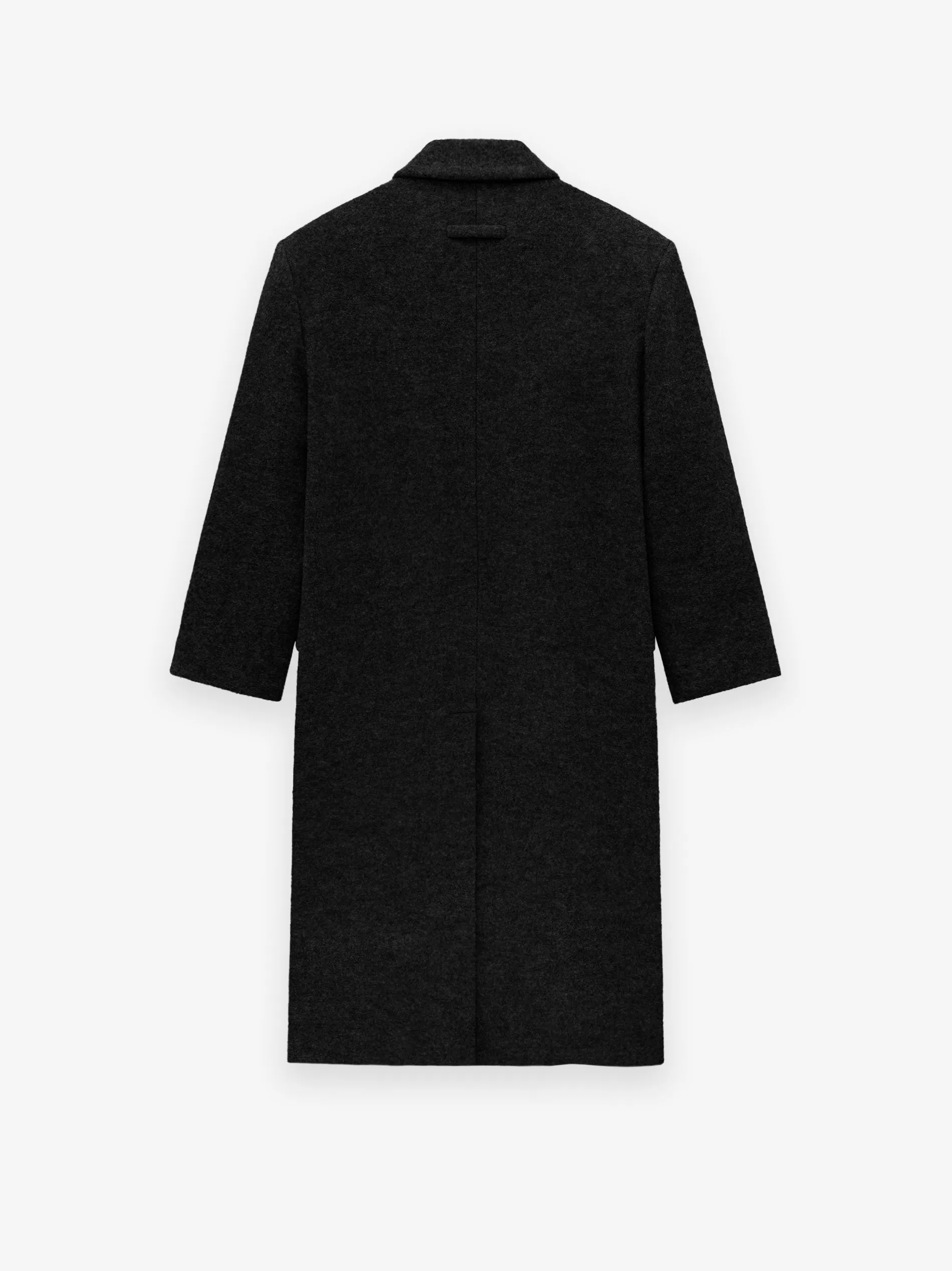 Boiled Wool Relaxed Overcoat