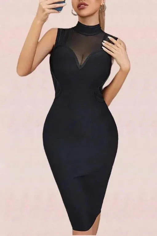 Brooklyn Bodycon Dress - Classic Black