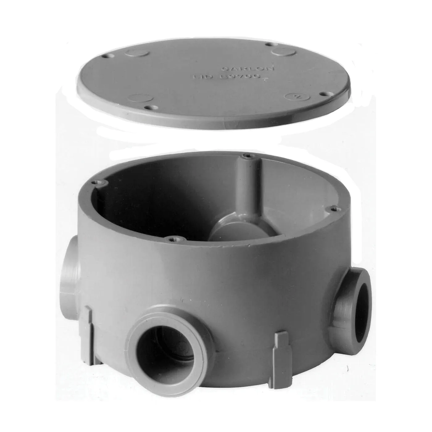 Carlon E970CD-CTN Conduit Body, PVC, Gray