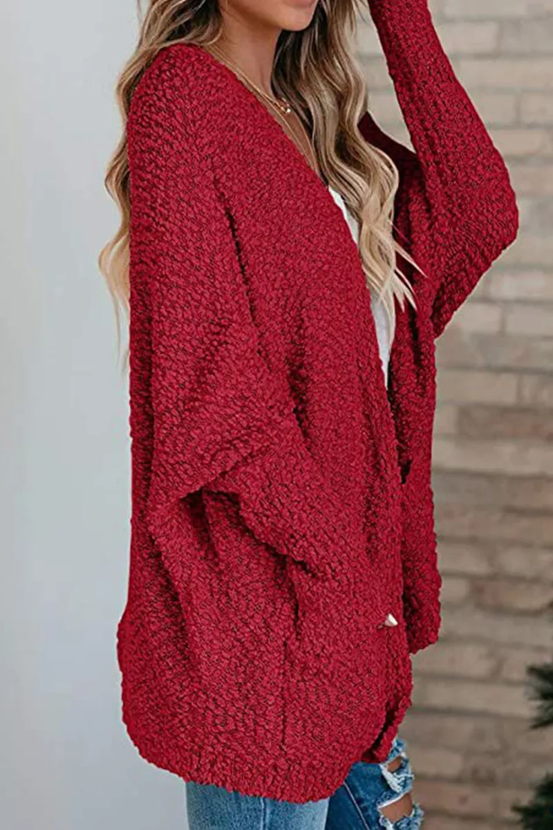 Casual Daily Comfy Bat Sleeve Cardigan(5 Colors)