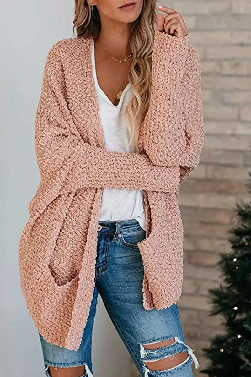 Casual Daily Comfy Bat Sleeve Cardigan(5 Colors)