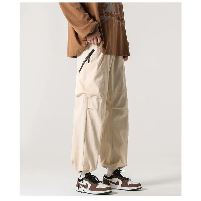 Casual Retro Loose-Fit Pants