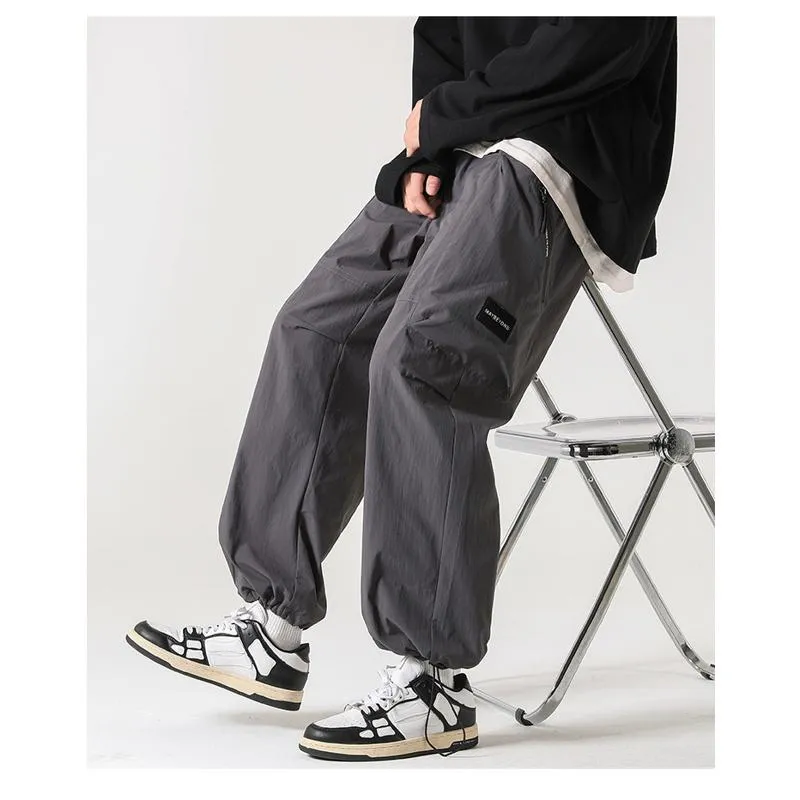 Casual Retro Loose-Fit Pants