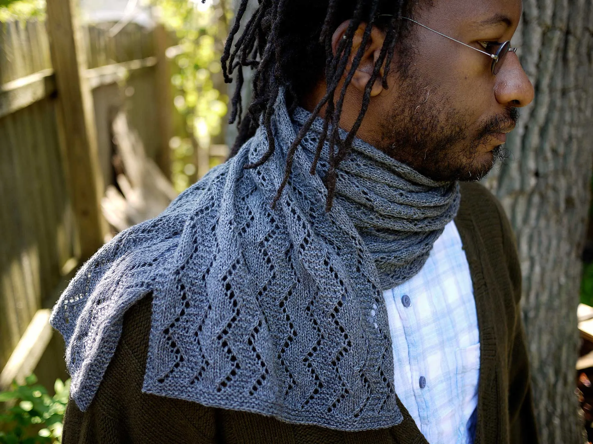 Crooked Little Scarf <br/><small>knitting pattern</small>