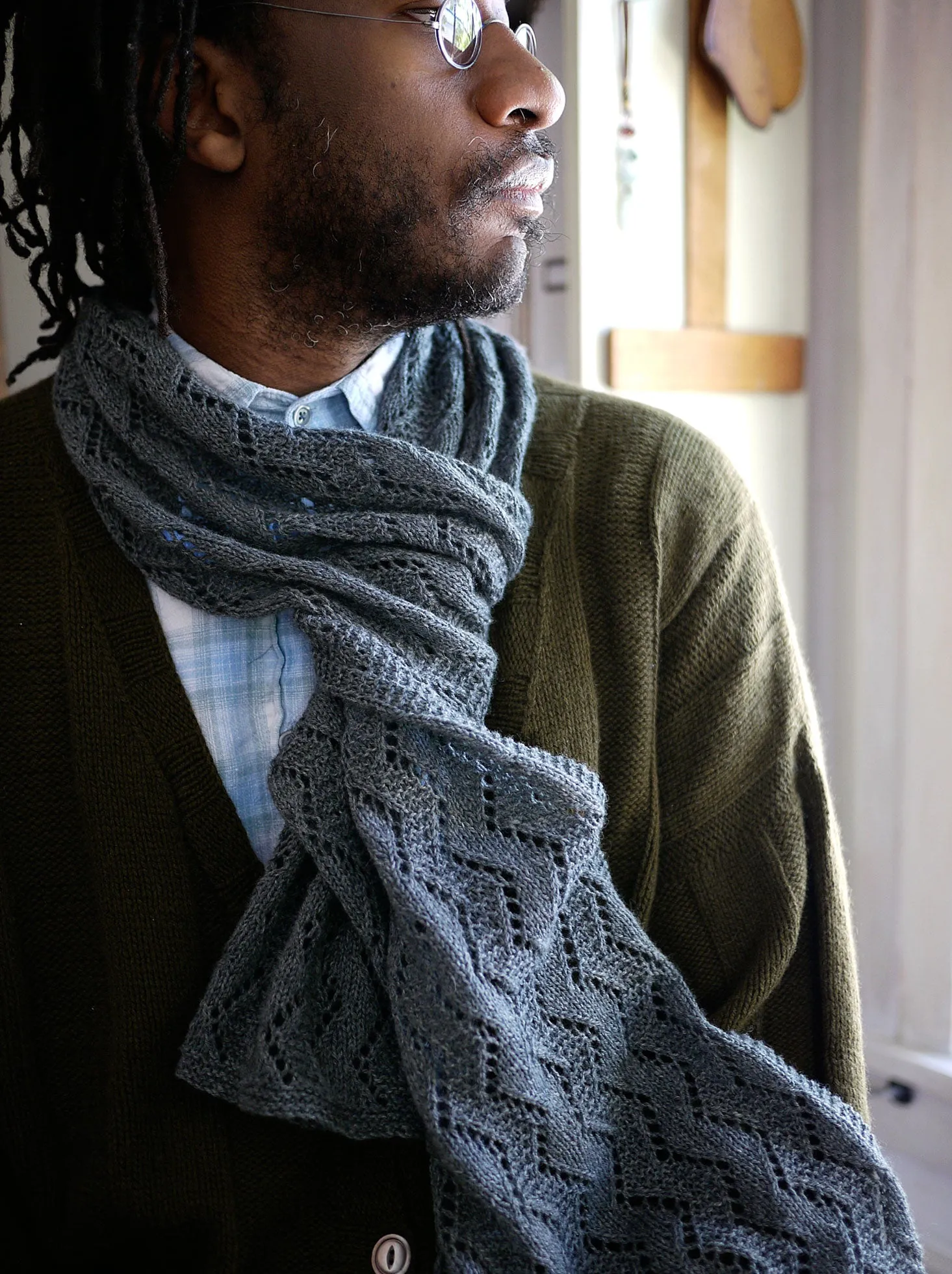 Crooked Little Scarf <br/><small>knitting pattern</small>