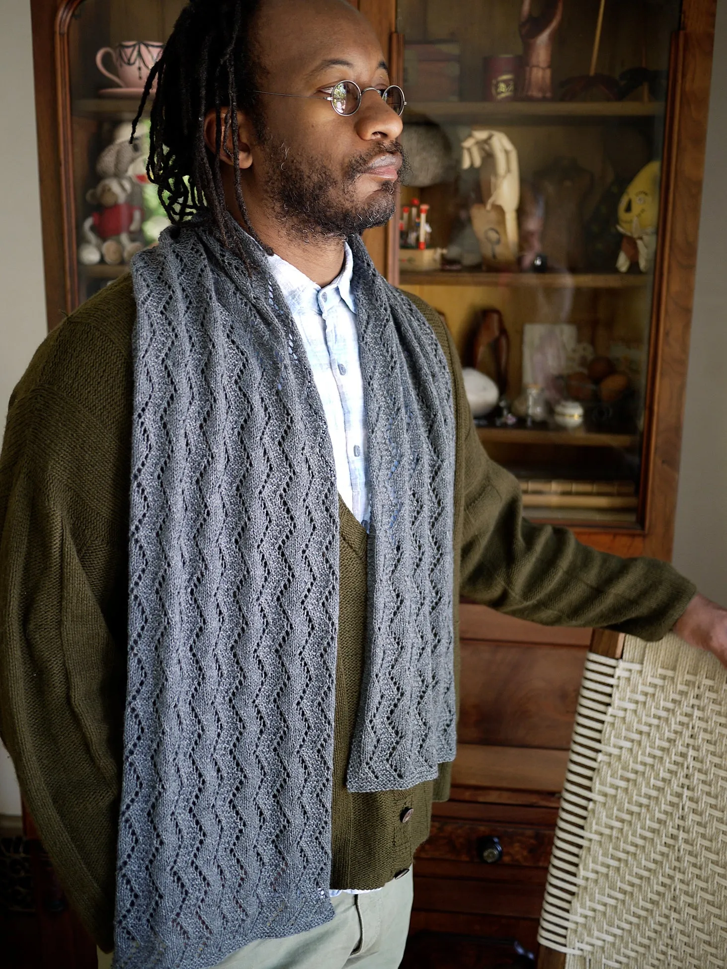 Crooked Little Scarf <br/><small>knitting pattern</small>