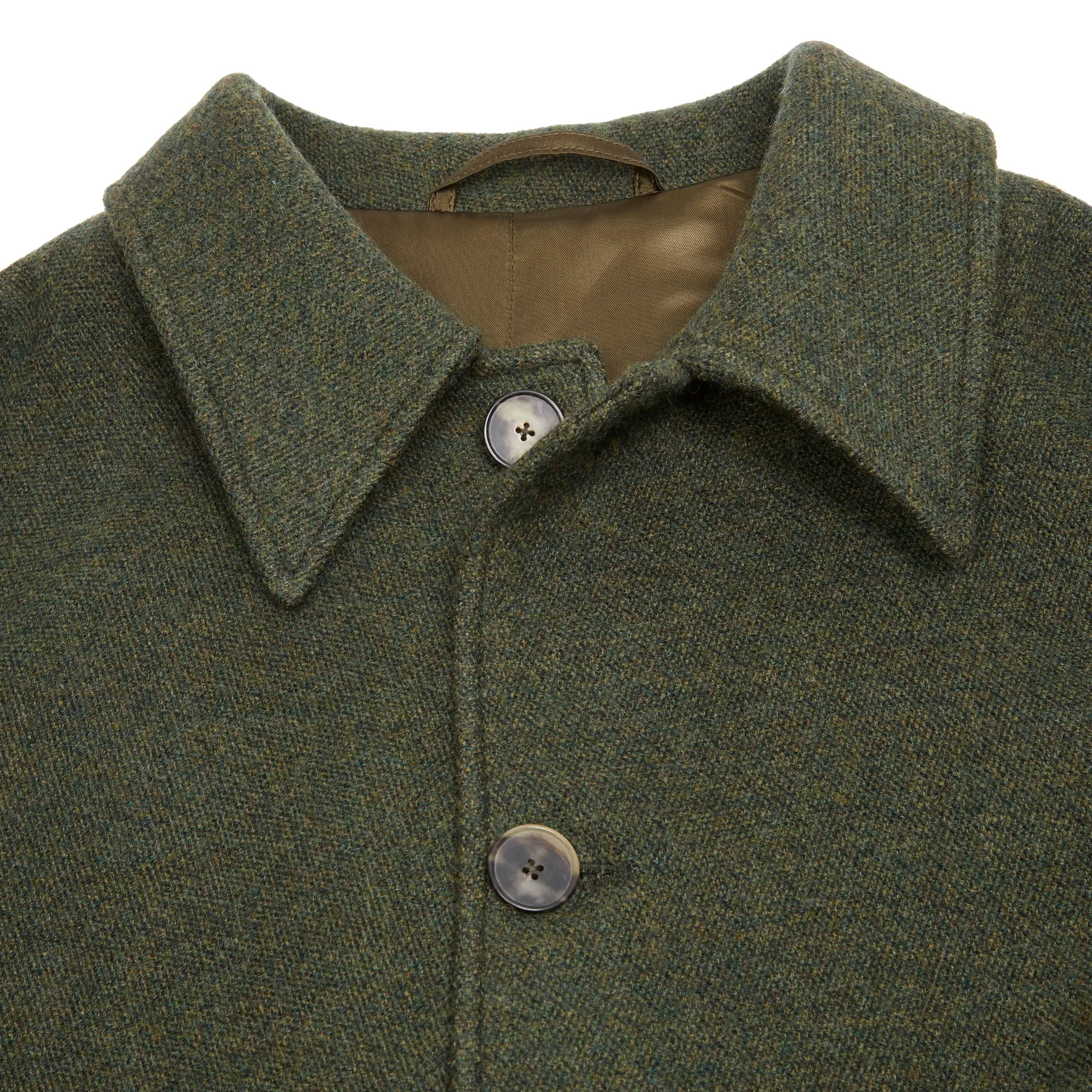 De Bonne Facture Overcoat in Moss Green