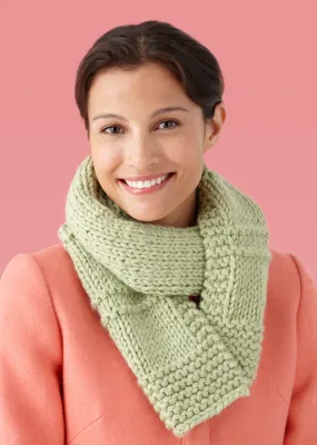 Double Strand Garter Ridge Scarf Pattern (Knit)