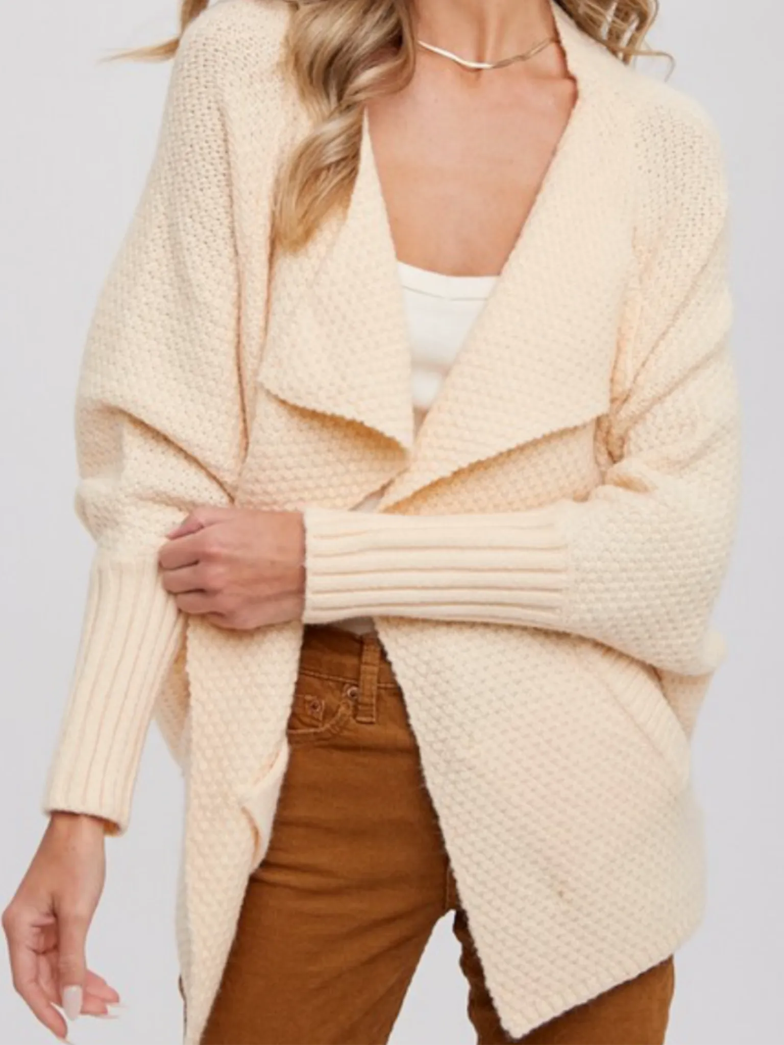 Eric Cocoon Cardigan - Ecru