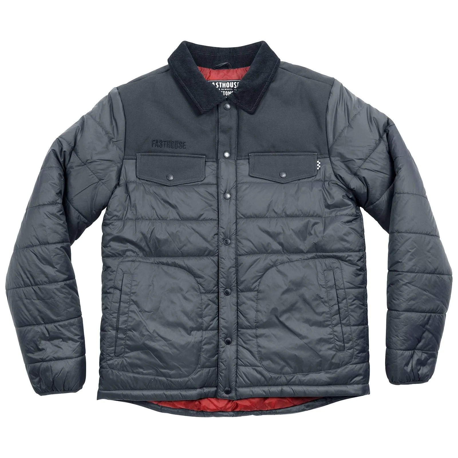 Fasthouse Prospector Puffer Jacket - Smoked Navy