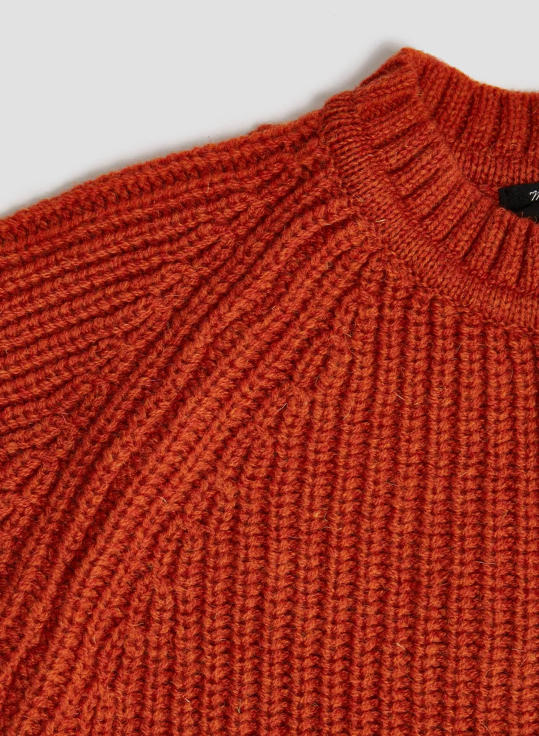 Fisherman Sweater in Pheasant Orange