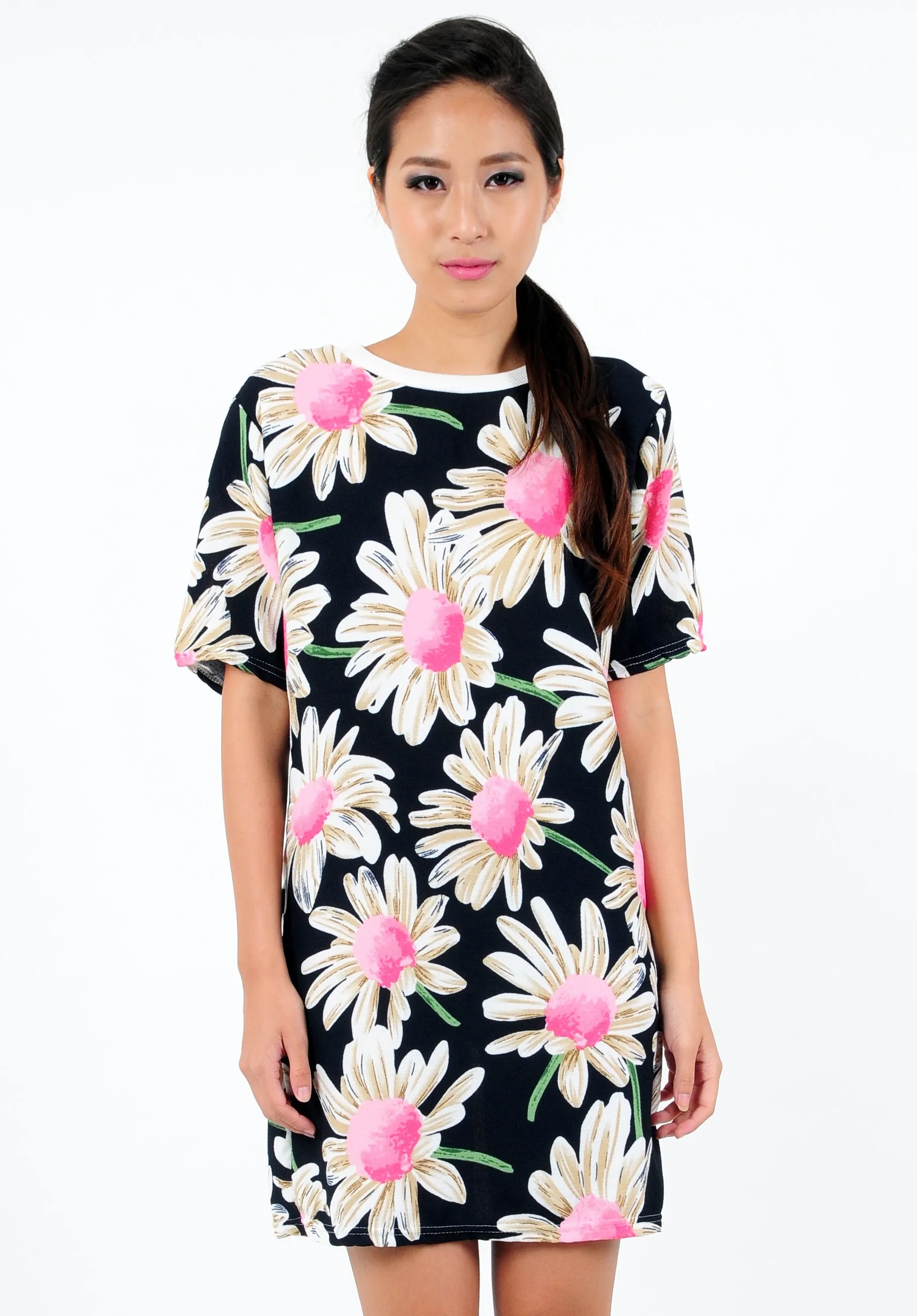 Floral Print Tee Dress