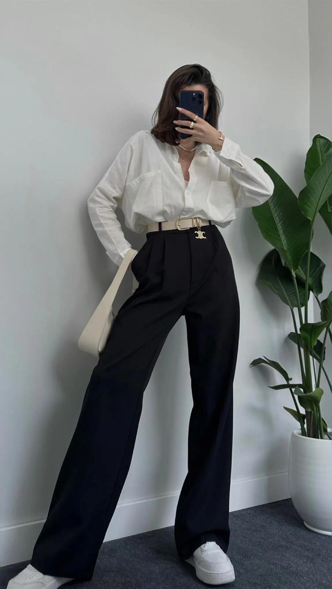 Formal Pleated Wide Leg Trouser