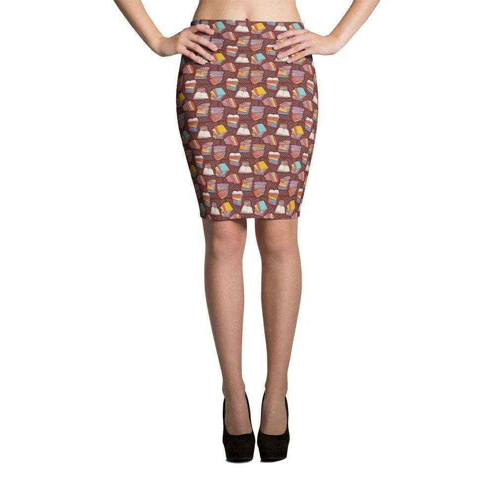 FRA Exclusive Skirts with bookish pattern design