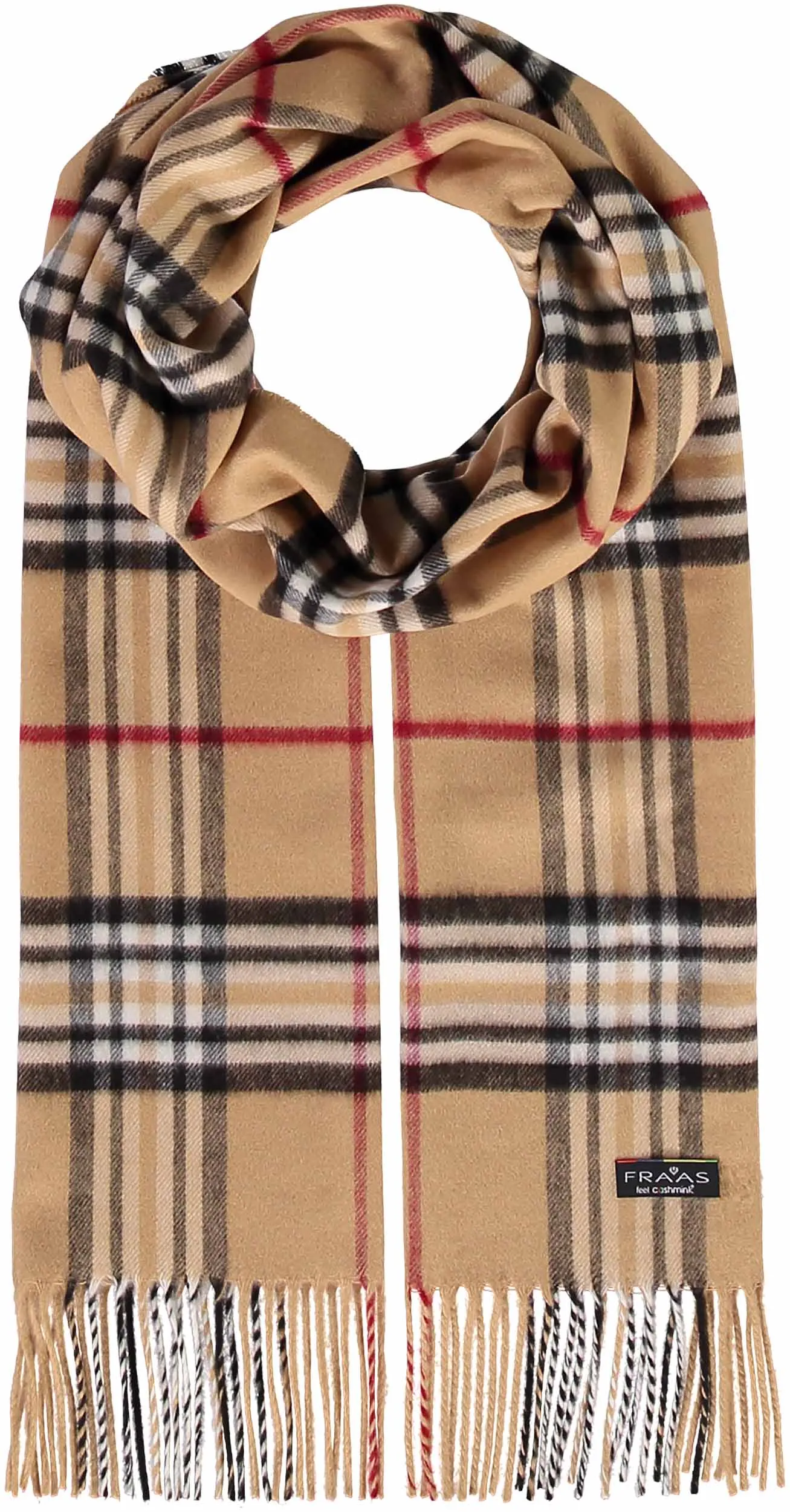 FRAAS Plaid Oversized Cashmink® Scarf