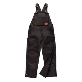 GridIron™ Zip-To-Thigh Bib Overall - Black (Short)