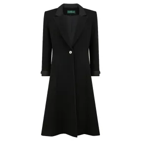 Hanna Wool Crepe Frock Coat