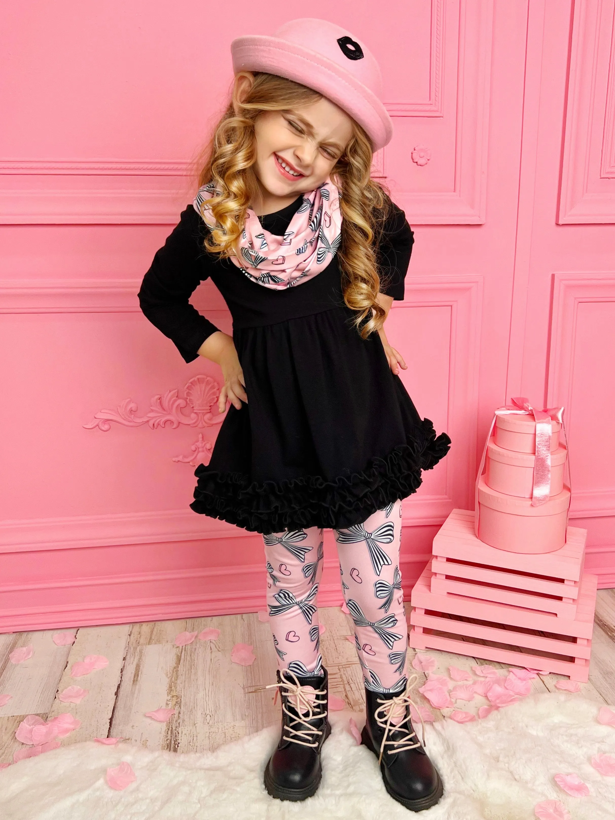 Heart and Soul Tunic, Scarf and Legging Set