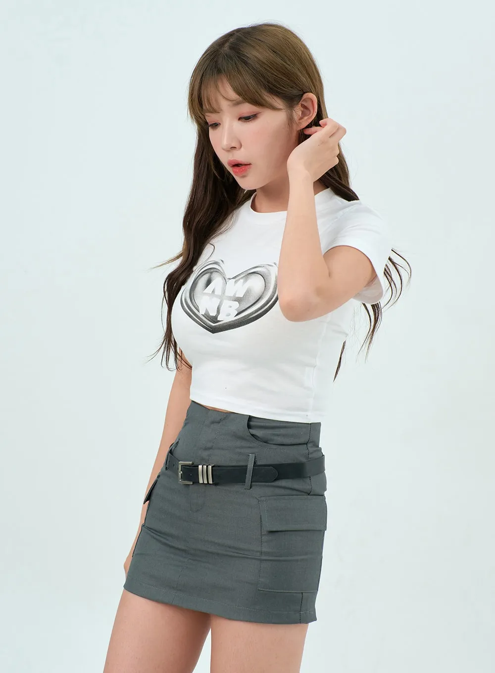 Heart Crewneck Tee BU308