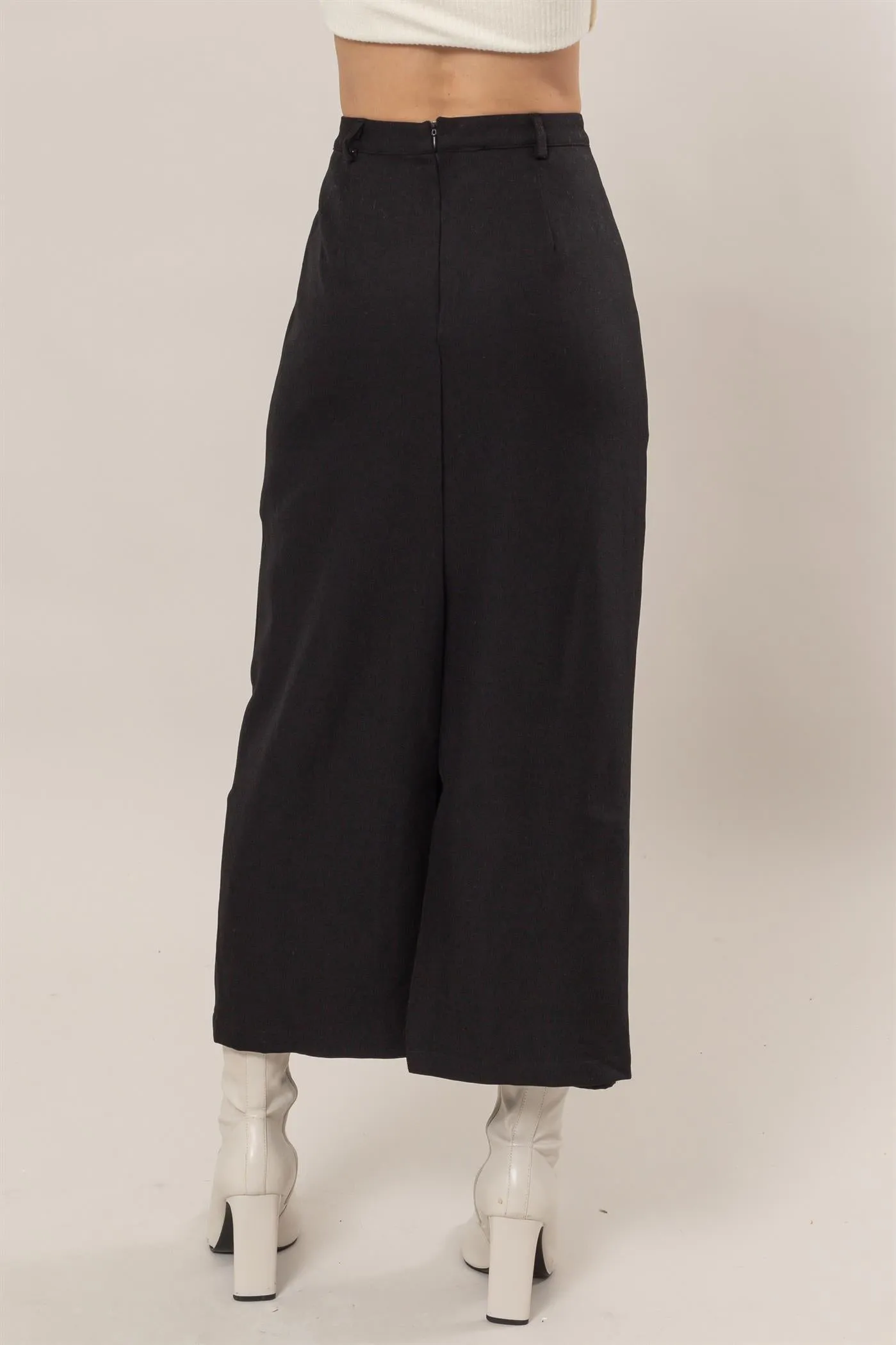 HF25C012-Pencil Midi Skirt