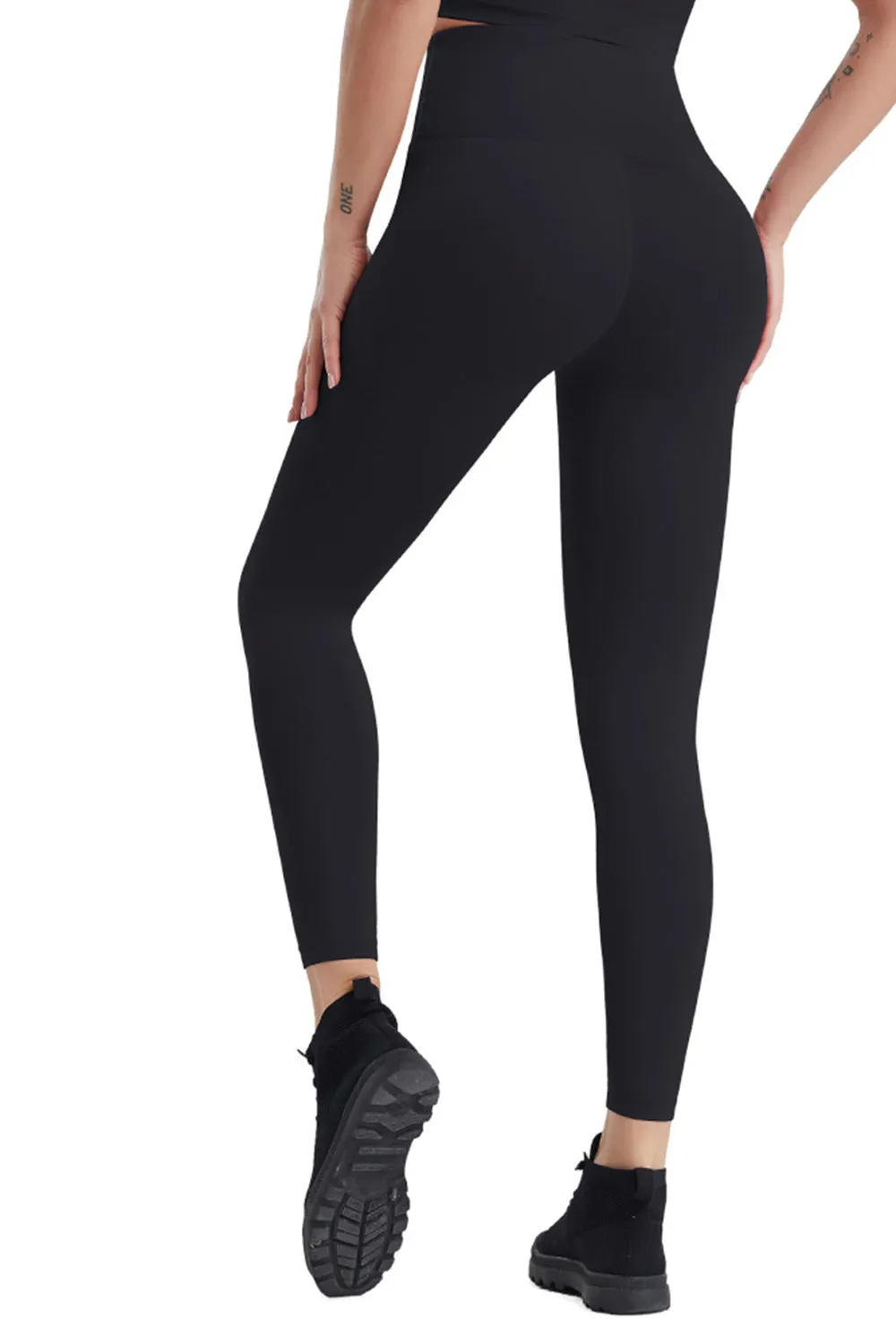 High Waist Wide Waistband Active Pants